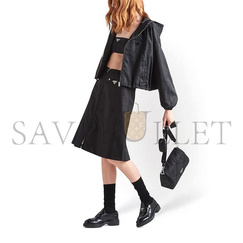 PRADA RE-NYLON STUFFED SHOULDER BAG 1BD290 (24*17.5*8.5cm)